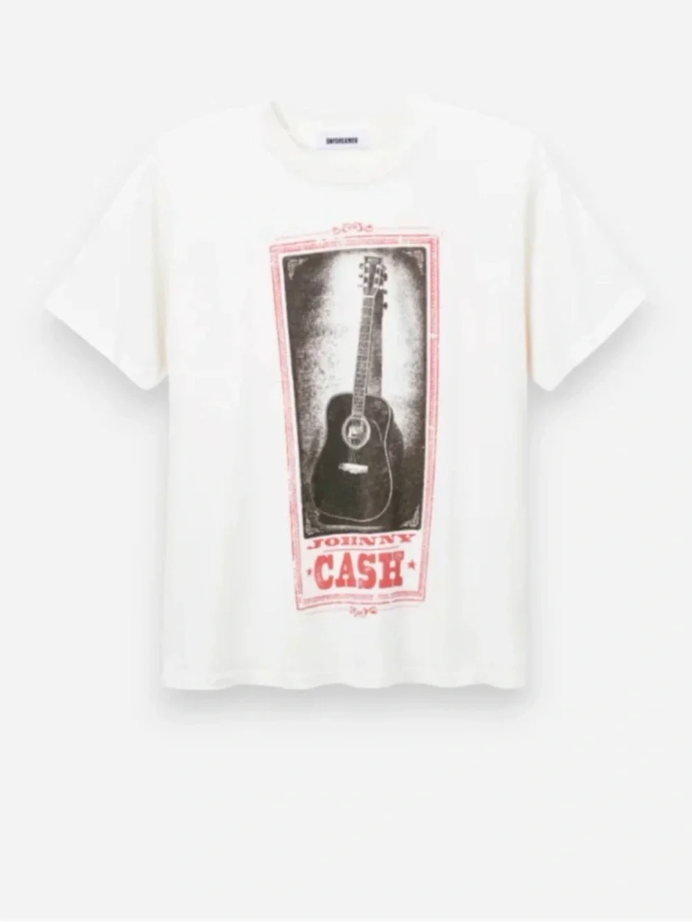 Johnny Cash Graphic Tee in White - Picture 3 of 9